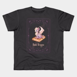 Book dragon tarot card Kids T-Shirt